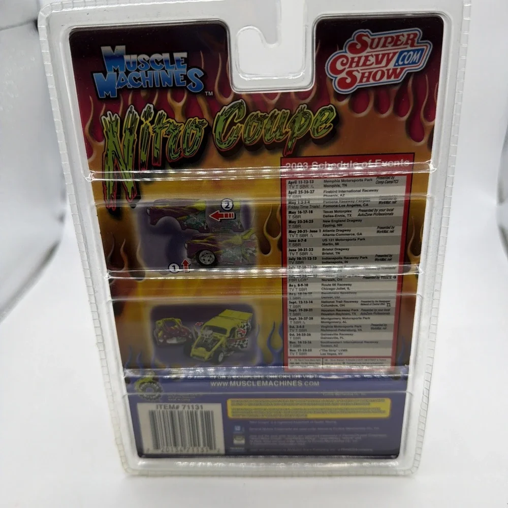 1/64 MUSCLE MACHINES NITRO COUPE STINGER Super Chevy‎ Show Bruce Boland